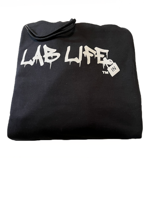 hoodie lab life black drip