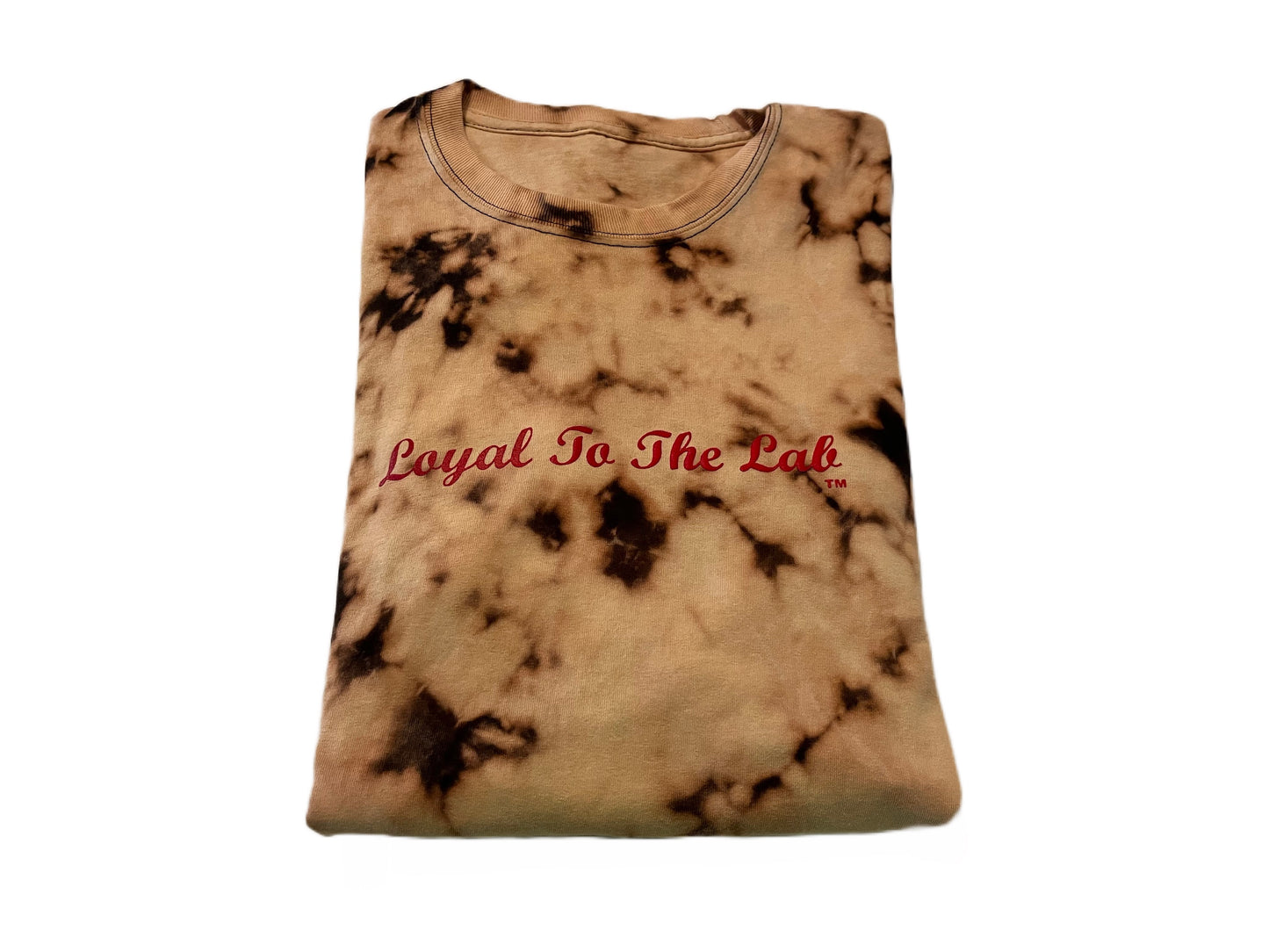 short sleeve tan tye dye