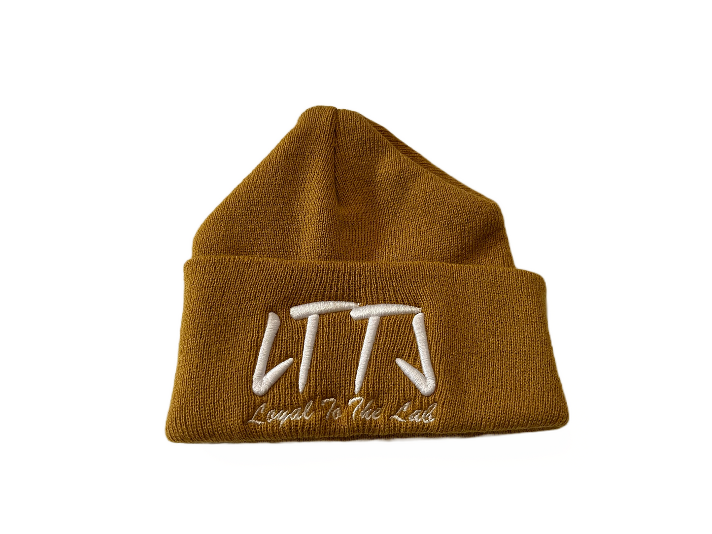 beanie embroidered lttl gold